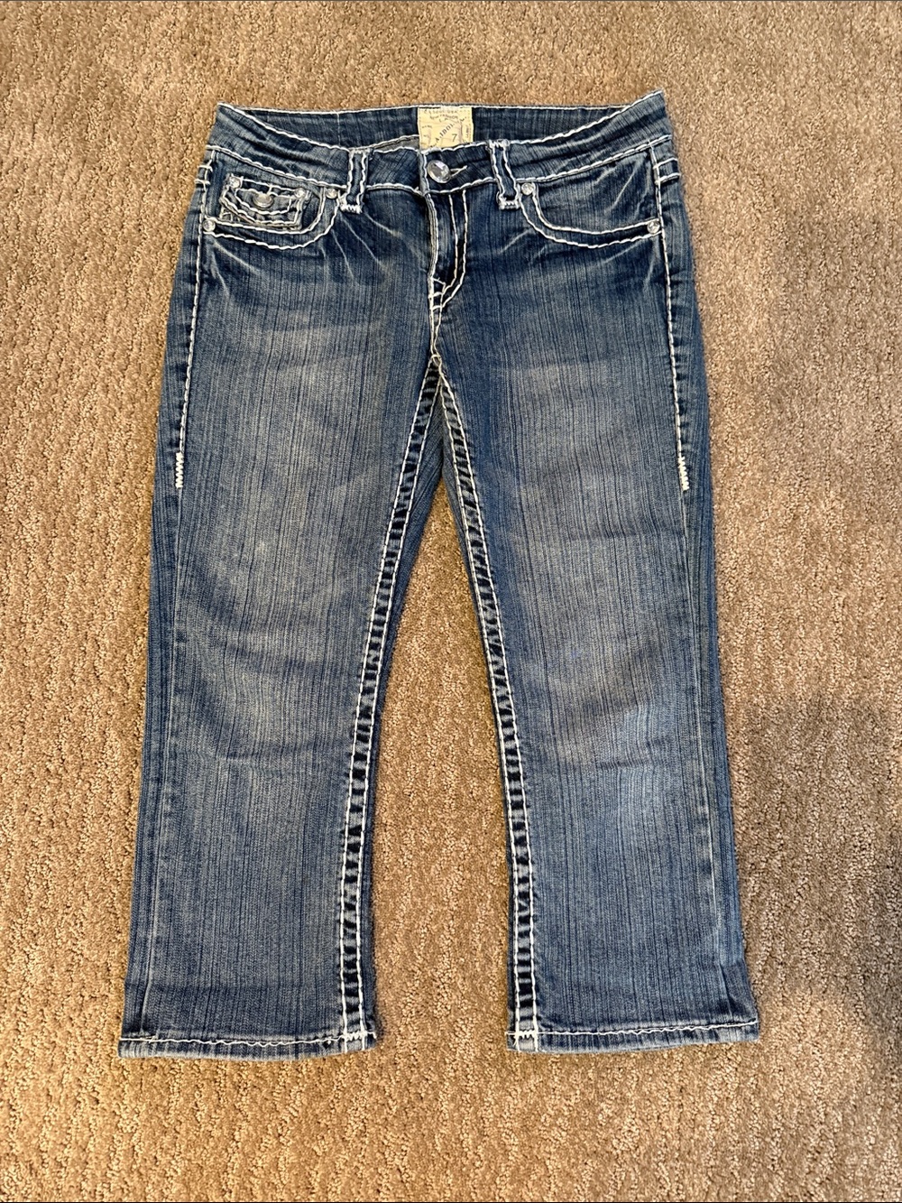 La Idol Vintage Capri Jeans